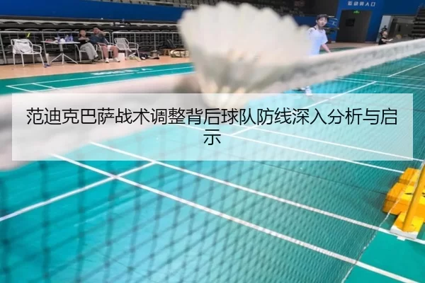 范迪克巴萨战术调整背后球队防线深入分析与启示